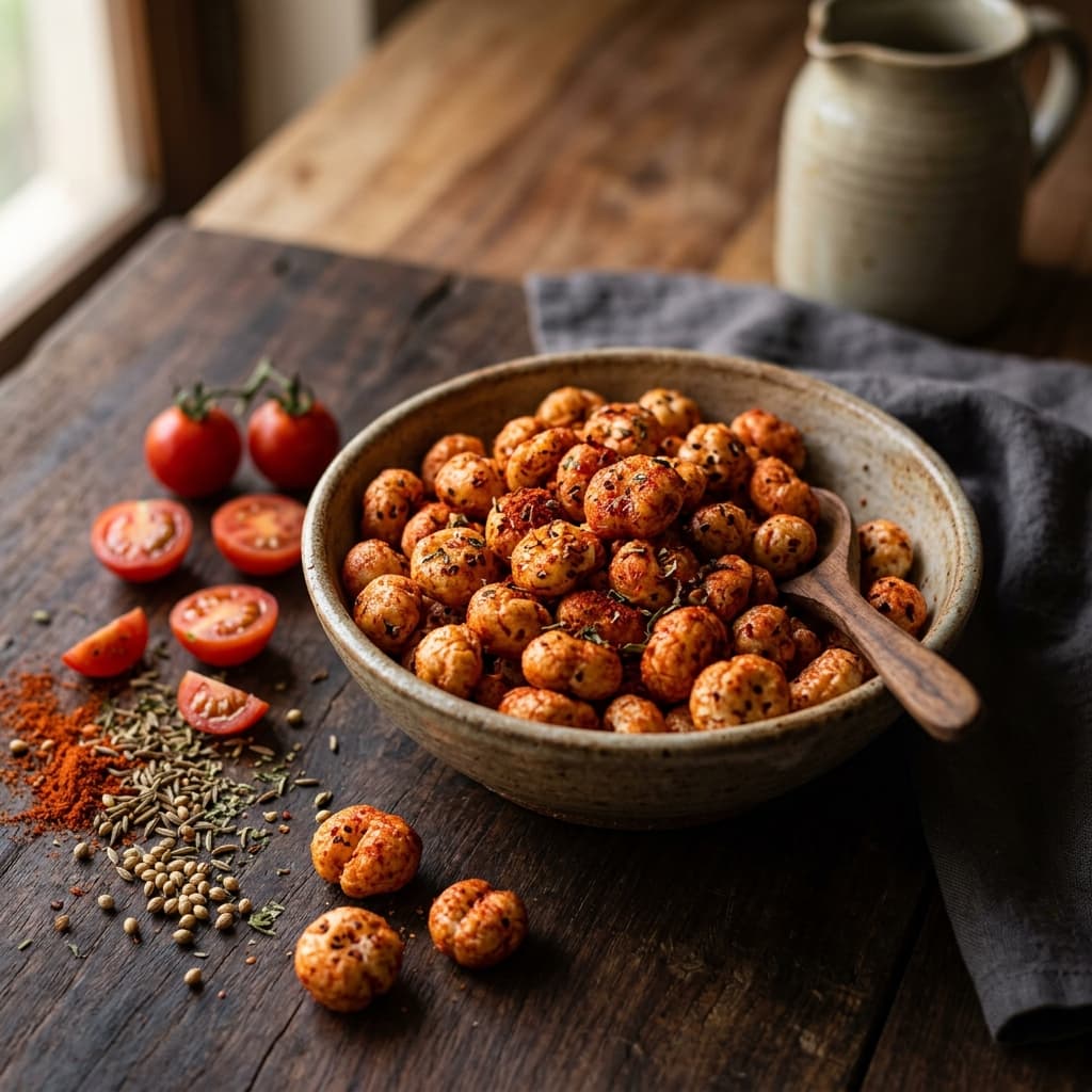 Tangy Tomato Roasted Makhana